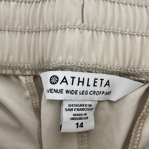 Athleta Wide Leg Pants in Light Beige - Picture 3 of 12